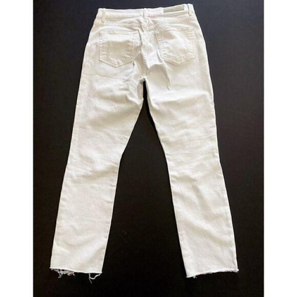 NWT GRLFRND White Reed High-Rise Slim Jeans sz 27 - Picture 3 of 8